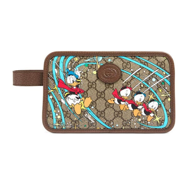 Disney x Gucci Donald Duck Cosmetic Case black