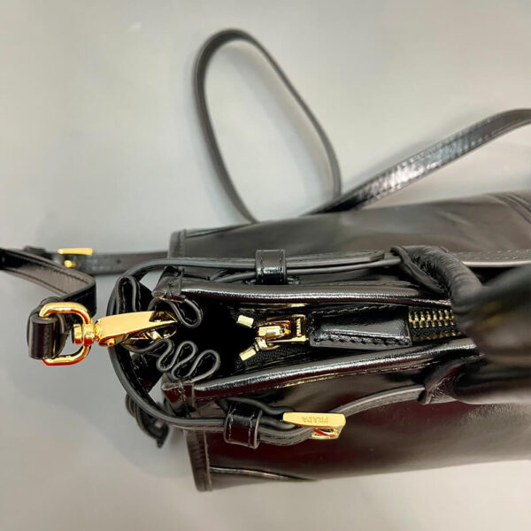 Prada Medium leather handbag(high-end grade) black - Image 6