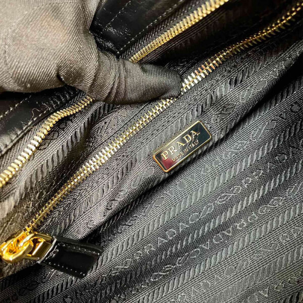 Prada Medium leather handbag(high-end grade) black - Image 7