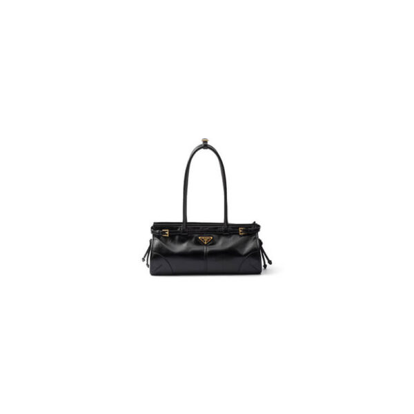 Prada Medium leather handbag(high-end grade) black