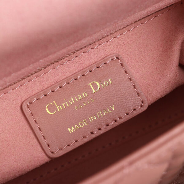 Mini Lady Dior Bag Pink - Image 7