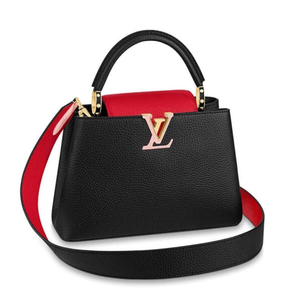 Louis Vuitton CAPUCINES BB BAG black