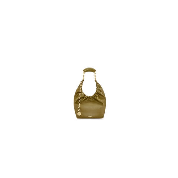 Loewe Small Squeeze bag in nappa lambskin Khaki