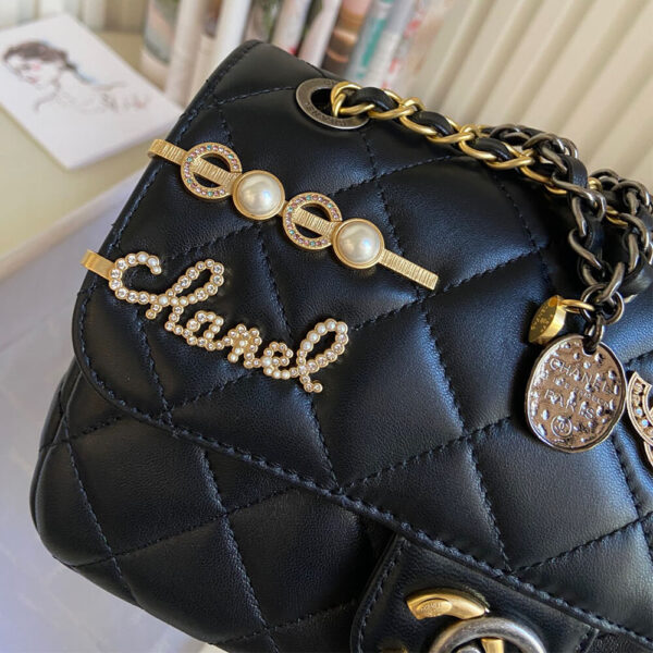 SMALL FLAP BAG black - Image 6
