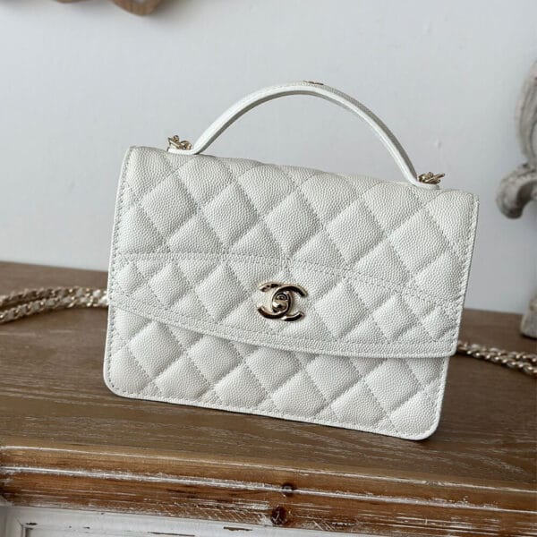 Chanel 25C Mini Backpack White - Image 2