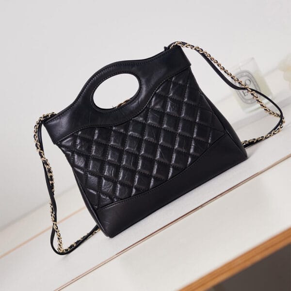 CHANEL 31 Mini Shopping Bag black - Image 4