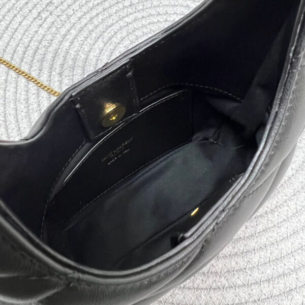 YSL SADE Hobo lambskin bag black - Image 8