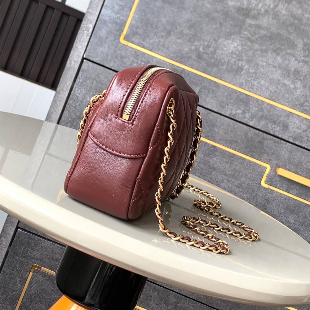 CHANEL Mini Camera Case Red - Image 3