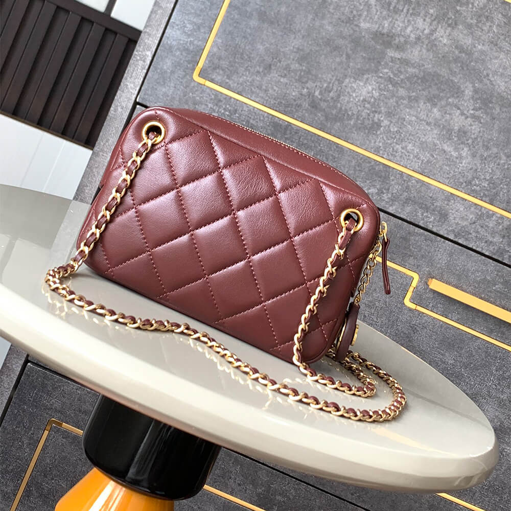 CHANEL Mini Camera Case Red - Image 4