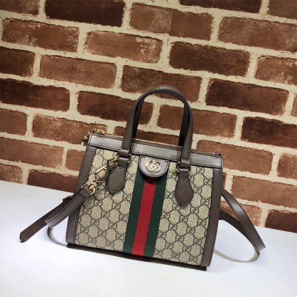 Gucci Ophidia Small Tote Bag Beige - Image 2