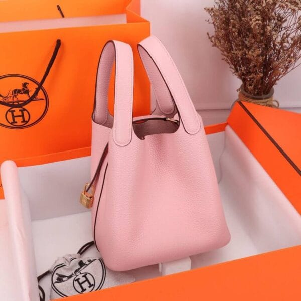 Hermes Picotin Lock 22 bag(high-end grade) White - Image 4