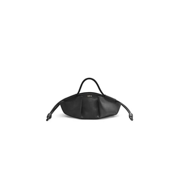 Loewe Small Paseo bag in shiny nappa calfskin(high-end grade) black