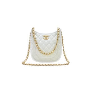 Chanel HOBO HANDBAG White