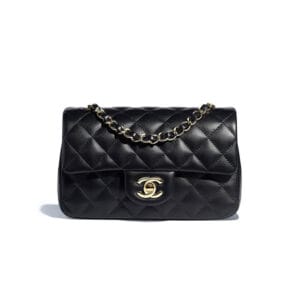 CHANEL MINI FLAP BAG black