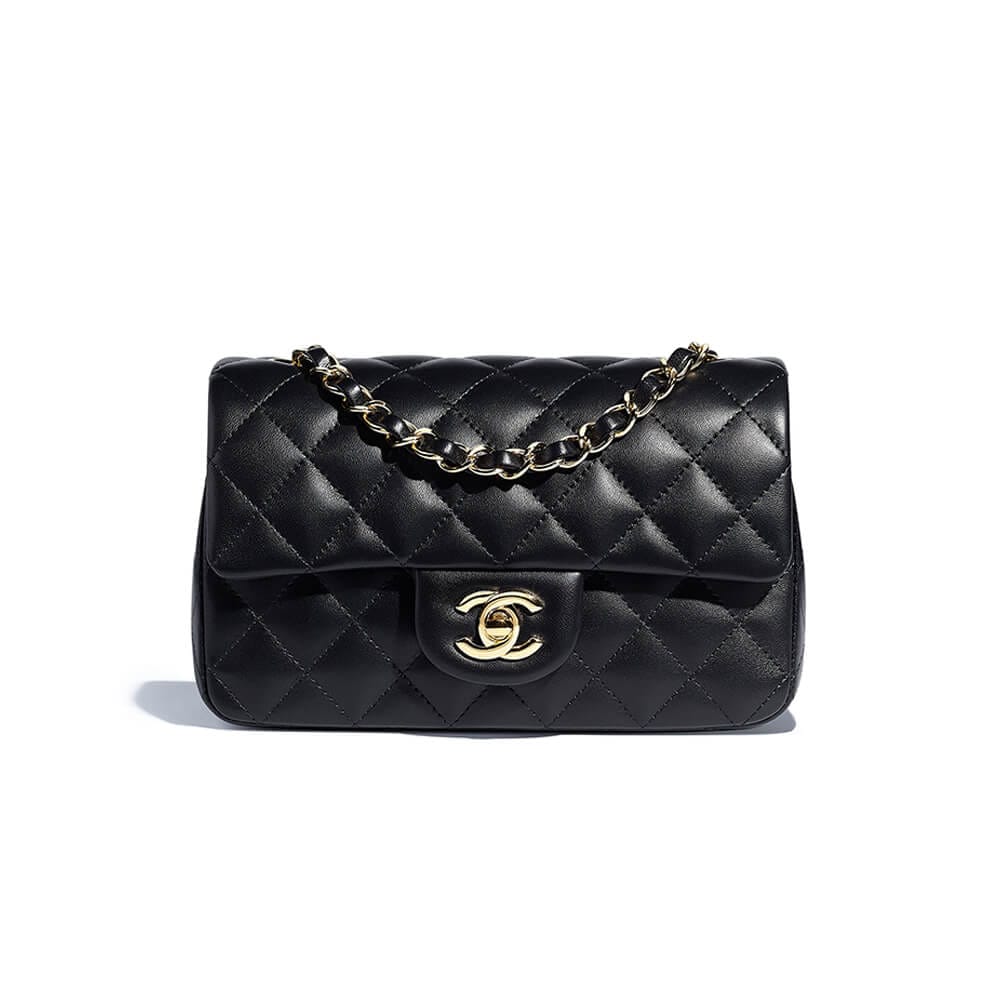 CHANEL MINI FLAP BAG black