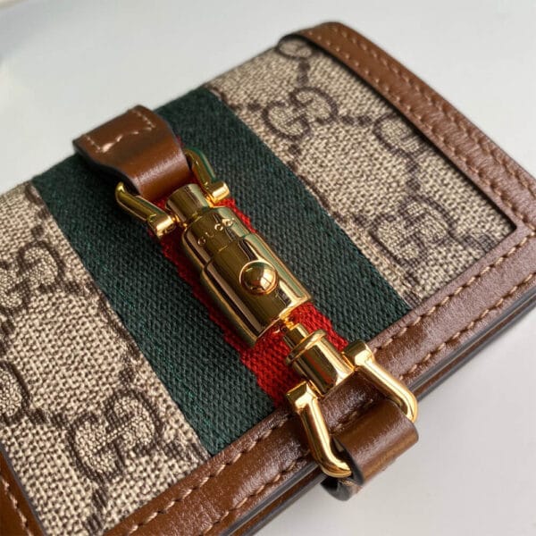 GG Jackie 1961 card case wallet black - Image 6