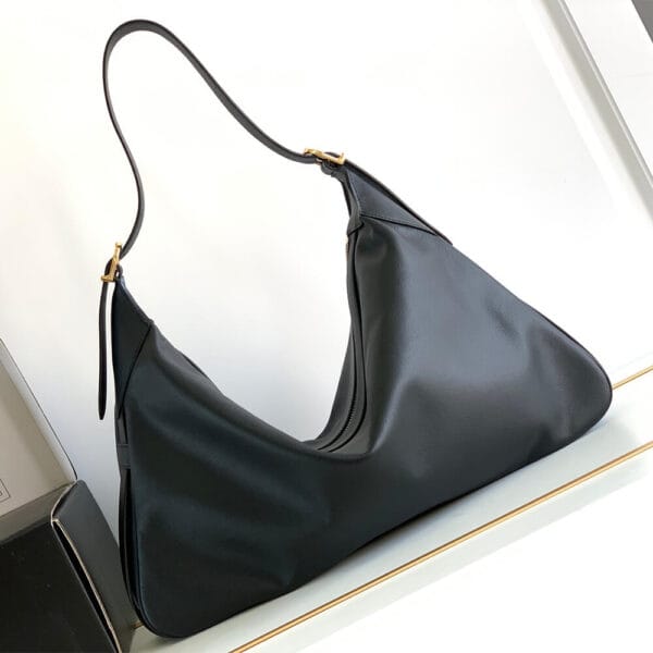 CELINE Large Romy bag in soft calfskin black - Image 2