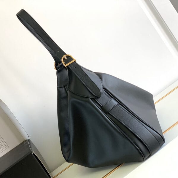 CELINE Large Romy bag in soft calfskin black - Image 3