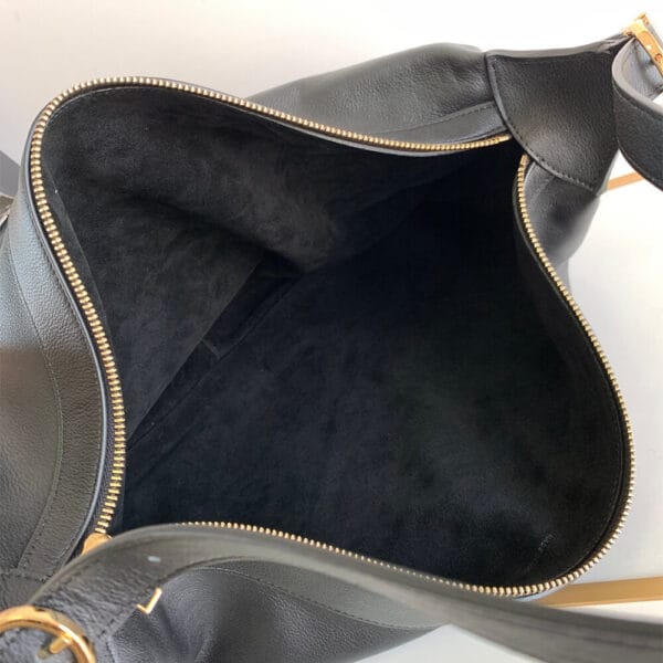 CELINE Large Romy bag in soft calfskin black - Image 8