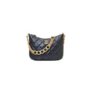 CHANEL HOBO HANDBAG black
