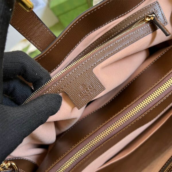 GG Jackie 1961 large tote bag Beige - Image 7