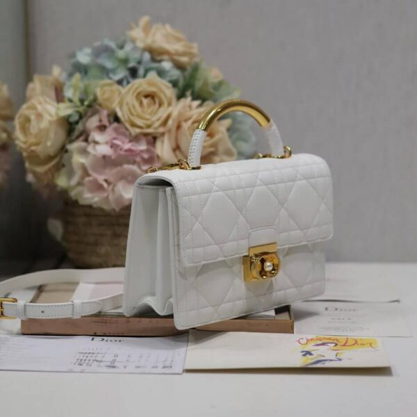 Medium Dior Ange Bag Medium grey - Image 3
