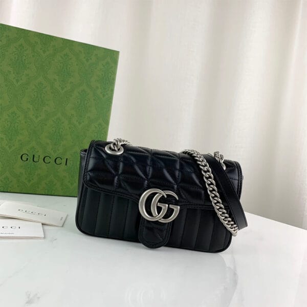 GG MARMONT MINI SHOULDER BAG black - Image 2