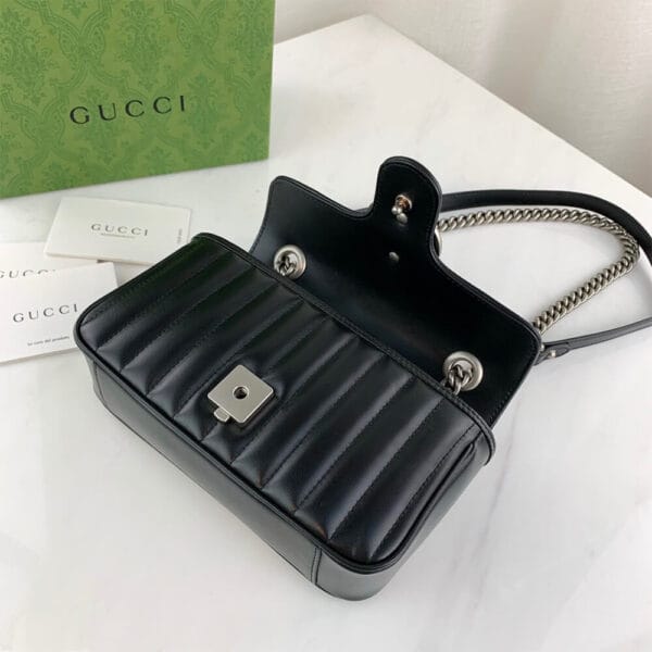 GG MARMONT MINI SHOULDER BAG black - Image 6