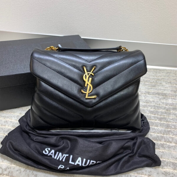 YSL LOULOU SMALL CHAIN BAG black - Image 2