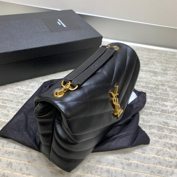 YSL LOULOU SMALL CHAIN BAG black - Image 4