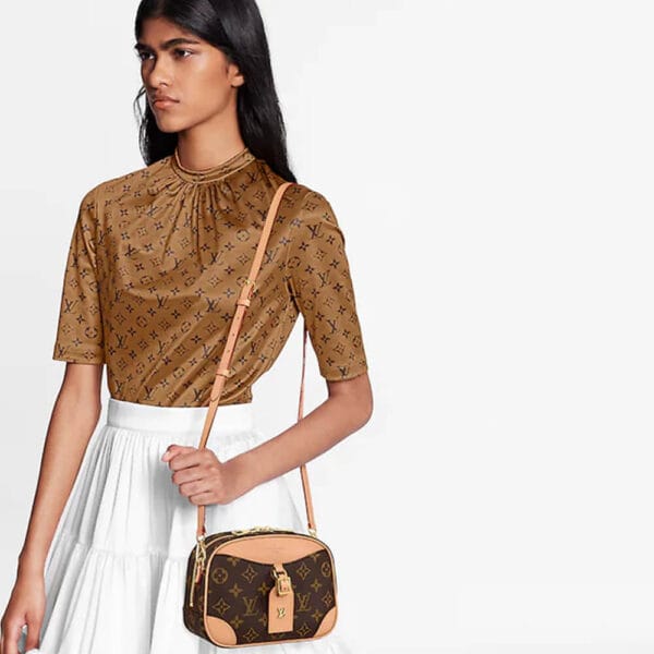Louis Vuitton DEAUVILLE MINI black - Image 8
