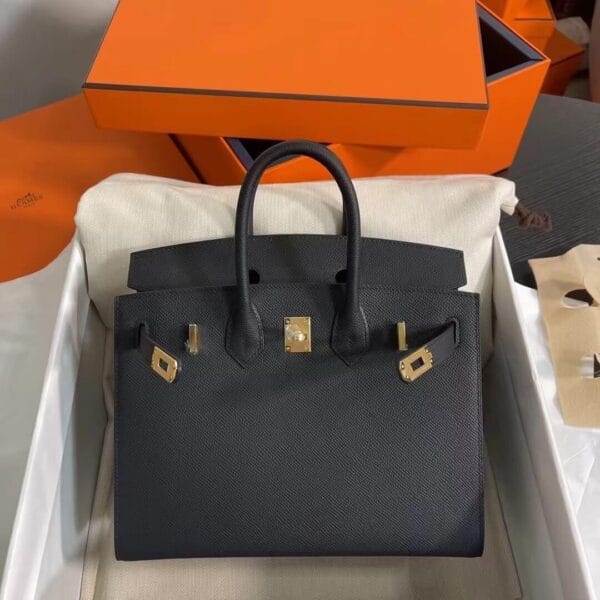 Hermès Birkin 25 Sellier(High-end Grade) black - Image 6
