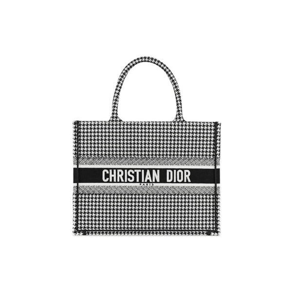 SMALL DIOR BOOK TOTE black