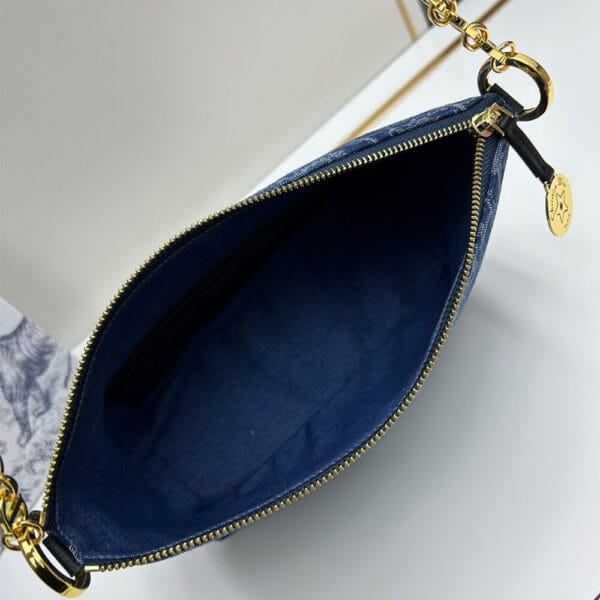 Dior Diorstar Hobo Bag with Chain black - Image 9