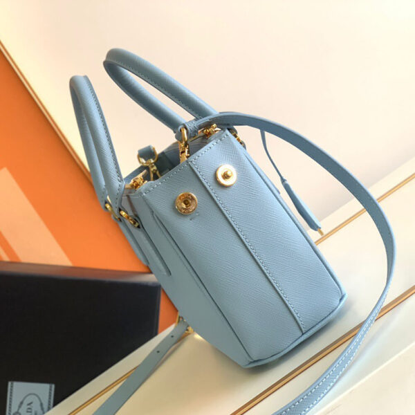 Prada Galleria Saffiano leather mini-bag Lake Blue - Image 3