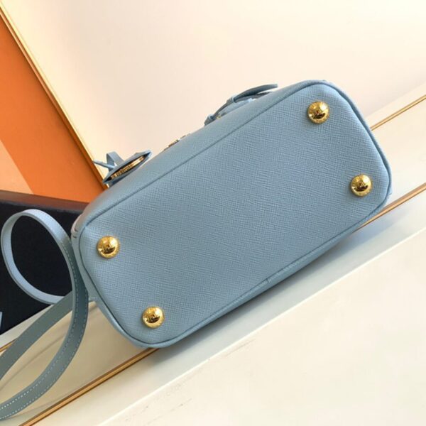 Prada Galleria Saffiano leather mini-bag Lake Blue - Image 5
