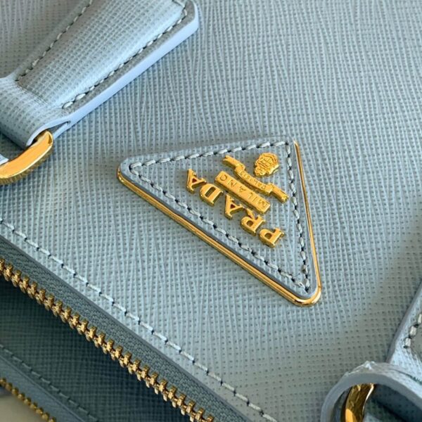 Prada Galleria Saffiano leather mini-bag Lake Blue - Image 6