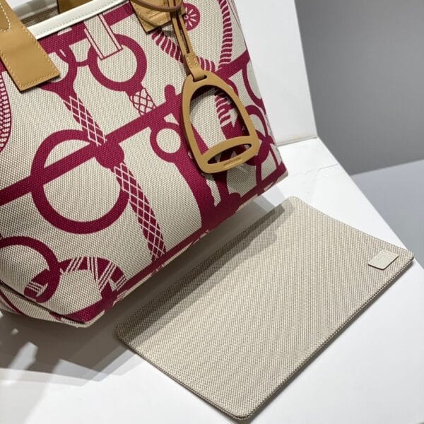 Hermes Steeple 28 bag(high-end grade) Beige - Image 5