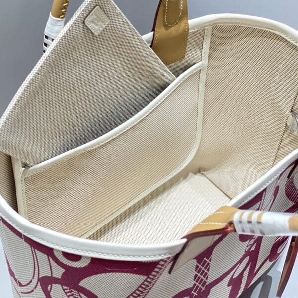 Hermes Steeple 28 bag(high-end grade) Beige - Image 8