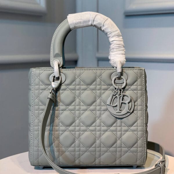 DIOR MEDIUM LADY DIOR BAG White - Image 2