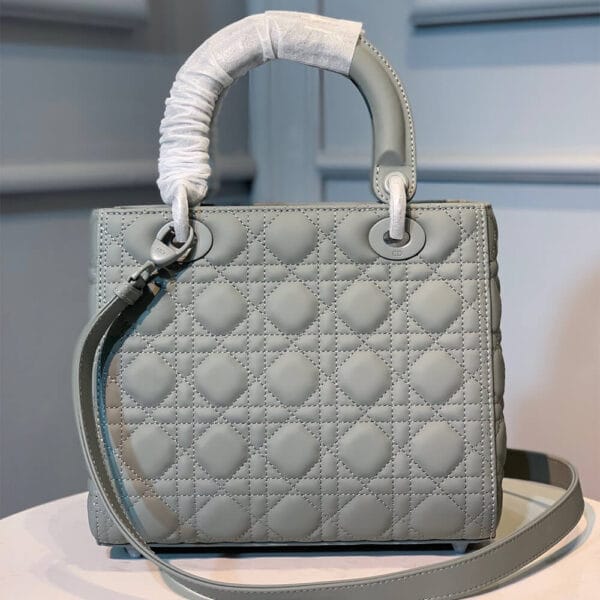 DIOR MEDIUM LADY DIOR BAG White - Image 5