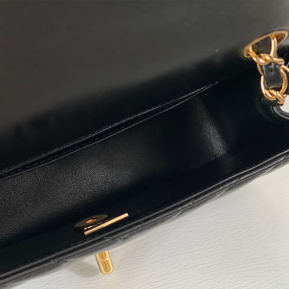 Chanel Mini Flap Bag(high-end grade) Dark Olive - Image 8