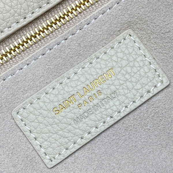 YSL LE 5 A 7 BEA IN GRAINED LEATHER Beige - Image 7