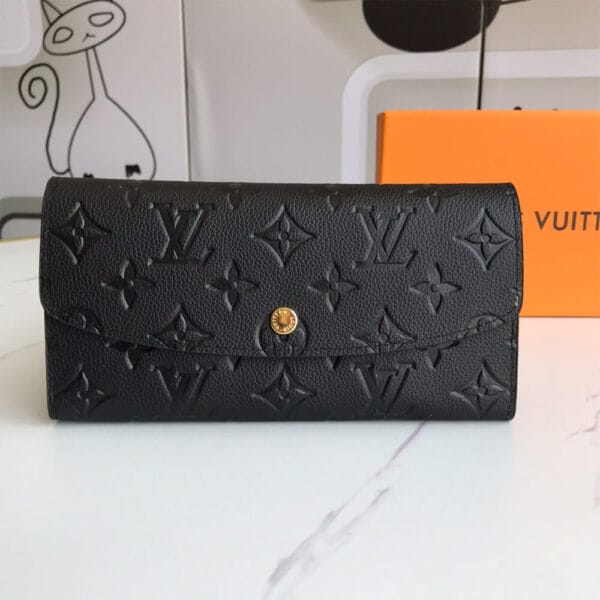 Louis Vuitton Emilie Wallet black - Image 2