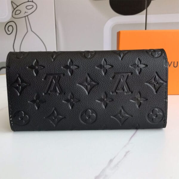 Louis Vuitton Emilie Wallet black - Image 3