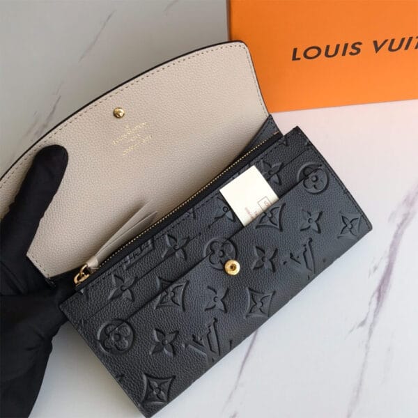 Louis Vuitton Emilie Wallet black - Image 6