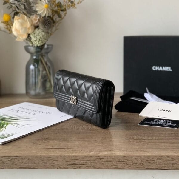 Chanel classic long wallet black - Image 3