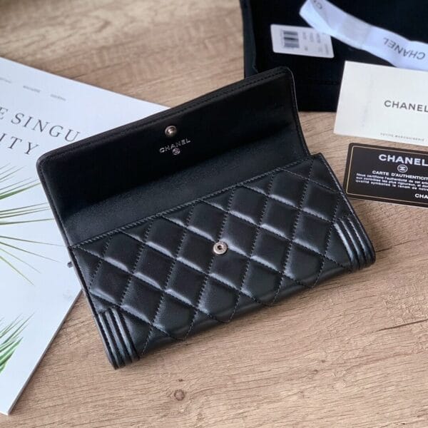 Chanel classic long wallet black - Image 7