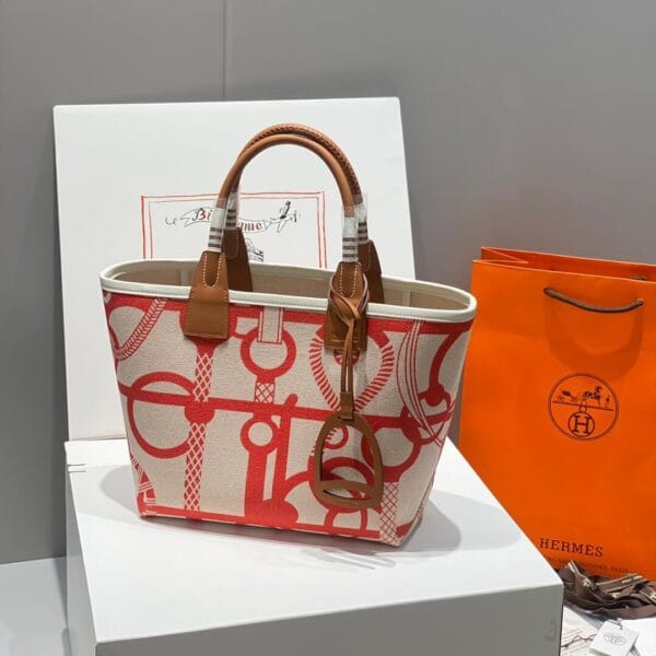 Hermes Steeple 28 bag(high-end grade) Beige - Image 2
