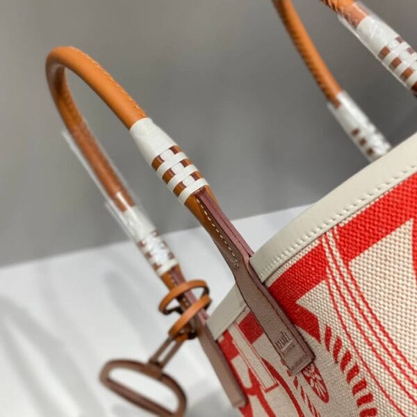 Hermes Steeple 28 bag(high-end grade) Beige - Image 6